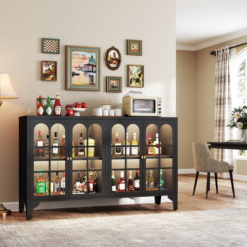 Steel sideboard buffet cabinet - sideboard,