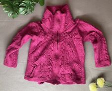 Aran Crafts Ireland Pullover - Pink - 100% Merino Wool - Strickpullover Vintage