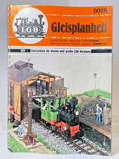 LGB  0025 Gleisplanheft 1978 (DIN A 4 z.T.m. gefalteten DIN A 3 Seiten )
