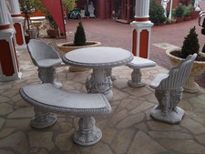 Gartendeko, 2 Bänke + 2