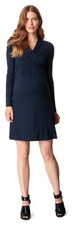 Esprit Damen Umstandskleid Gr. XXL blau Schwangerschaft Mode Kleid - Neu
