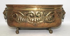 Messing Jardiniere Jugendstil