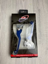 AS3 Brems & Kupplungs-Hebel Set passend für Yamaha YZ 125/250 YZF 426 450 blau