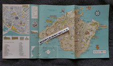 Nostalgie Faltkarte MALLORCA Poster Vintage Wandbild Poster Dekoration 27/54 cm