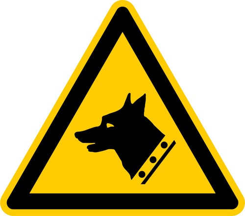 Aufkleber warnzeichen - aufkleber,