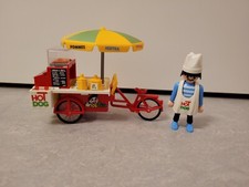 Playmobil: 3848 ⭐️Hot Dog Stand mit Verkäufer⭐️