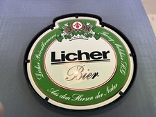 Emailschild licher bier - emailschild,