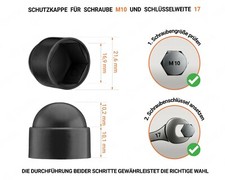 Schutzkappen für Schrauben