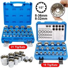 19/21x Steckschlüssel Satz