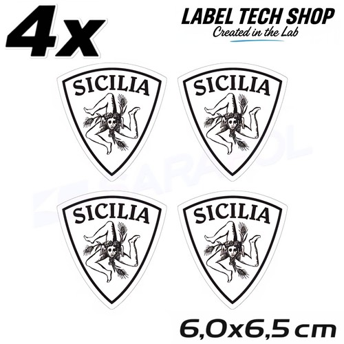 Sizilien aufkleber sicilia - sizilien, aufkleber,