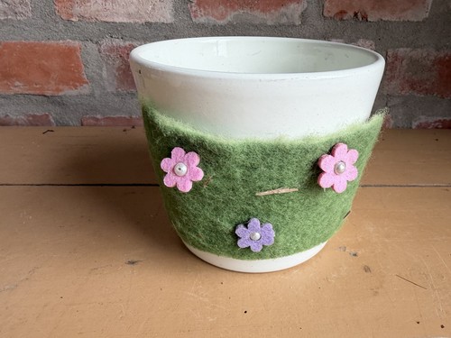 übertopf filz blumen - Übertopf,