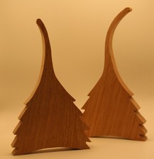 Handgefertigter Tannenbaum aus EICHENholz - Rustikale Weihnachtsdeko - Tischdeko