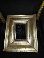 Rahmen Holz Silber Antik