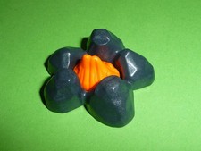 Playmobil Lagerfeuer Feuerstelle mit Steinen aus Set Pirateninsel 4139 (P05)