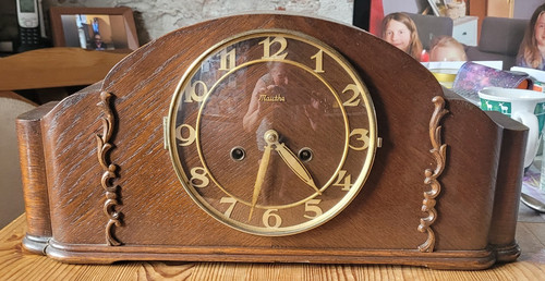 Mauthe kaminuhr mechanisch mit - kaminuhr,