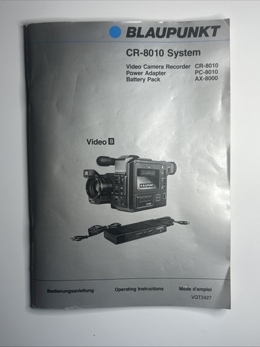 Blaupunkt 8010 system - cr-8010,