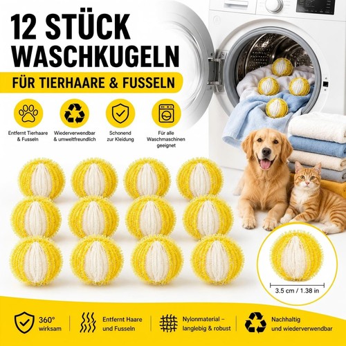 12x fusselbälle waschmaschine - 12x,
