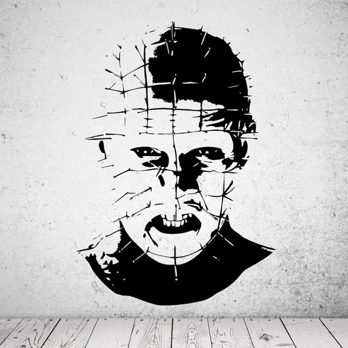 Wandtattoo pinhead hellraiser - wandtattoo,
