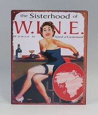 9973218-x Retro Vintage Blechschild Pin-Up-Girl Bar Nostalgie 20x25,5cm