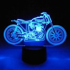 3D LED Lampe Triumph Motorrad
