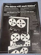 Seltene Werbung UHER Variocord