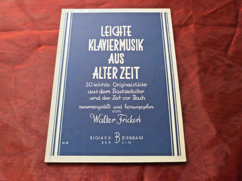 Leichte klaviermusik aus alter - leichte,