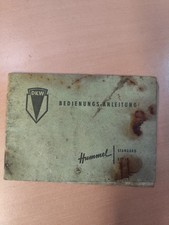 DKW Hummel Standard Super Bedienungsanleitung Moped Motorrad MK3