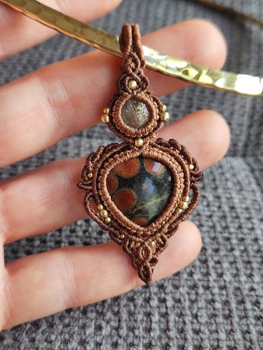 Messing choker mit echten - mit,