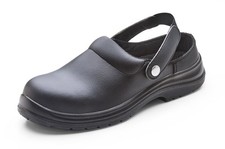 Kochschuhe SB schwarz Clogs