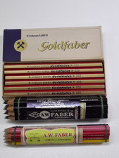 Alte antike AW Faber, Goldfaber Tintenstifte Kopierstifte Nr 128, 8502, 873