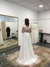 Brautkleid, Ivory von Kelsey Rose, Originalgröße 34 - getragen: 36