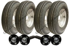 Anhänger-Kit Doppelachse Hochgeschwindigkeit 5.00-10 straßenzugelassene Räder 