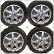 VW Golf 3 III Original Alu-Felgen Reifen 185/60 R14 LK 4x100 ET45