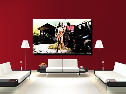 Leinwand bild pop - art, erotik