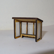 H0 Buswartehäuschen 1:87 Modellbau Eisenbahn Diorama  Haltestelle Straßenbau