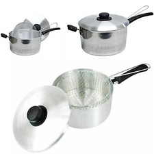 Antihaftbeschichtete Spanpfanne Bratkorb Fritteuse Kochtopf 20 x 22 x 25 cm