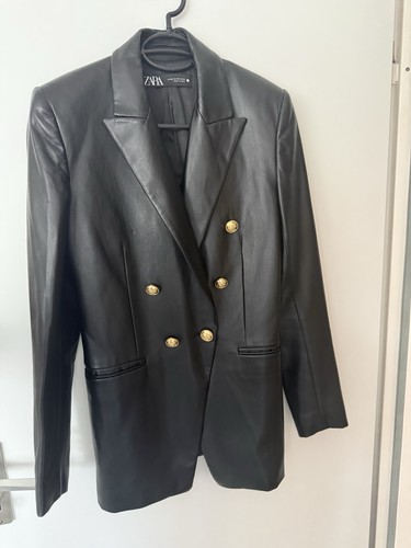 Zara blazer leder optik - leder,