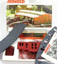 N 5-ständiger Lokschuppen Bausatz Arnold 6384 neuw. OVP 1