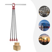 5 Tonnen 4 Strang Anschlagkette Krankette Hubkette Anschlagkette Hebewerkzeug