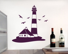 Samunshi Leuchtturm Wandtattoo