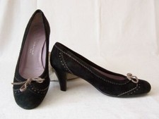 "LARA MANNI-RED" Gr.38-38,5 Slipper/Halbschuhe/City-Pumps  Wildleder