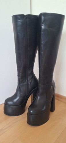 Damen-Plateaustiefel