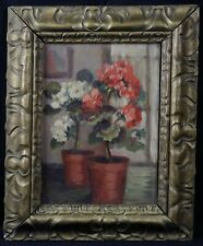 Öl Auf Tafel Darstellend Ein