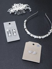 4 Stück Brautschmuck Set