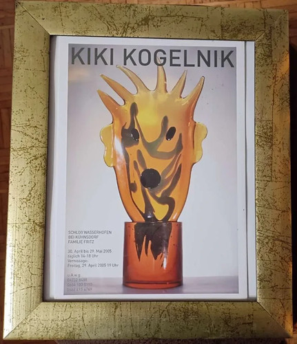 Gerahmtes ausstellungsplakat - gerahmtes,