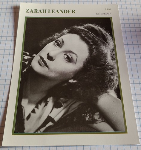 Schauspielerin zarah leander - schauspielerin,