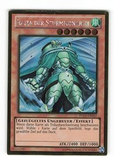 Yugioh RAIZA DER STURMMONARCH , pgld-de062 Gold Rare deutsch Excellent 