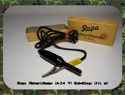 Rapa autoprüflampe - autoprüflampe, (6-24
