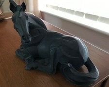 Vintage Pferd Statue -