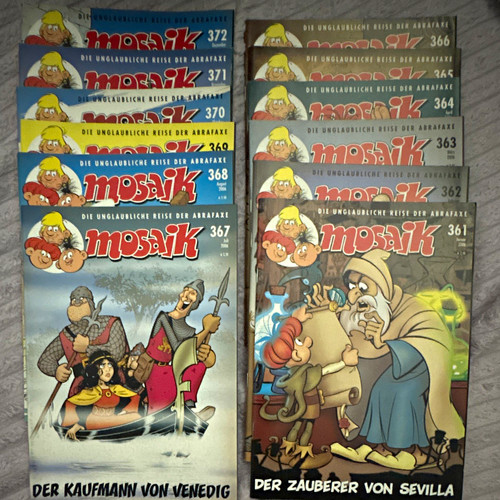 Mosaik abrafaxe comic lot - mosaik,